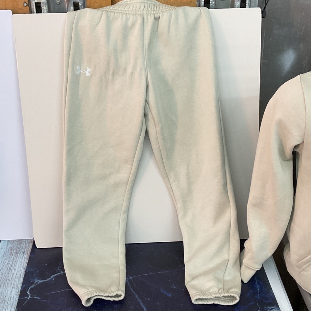 Under Armour Khaki Hoodie and Joggers Set Size M - Picture 2 of 7